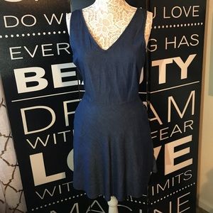 Denim Skater Dress